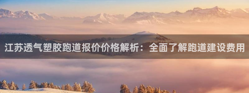百度红足一1世：江苏透气塑胶跑道报价价格解析：全面了解跑道建设费用