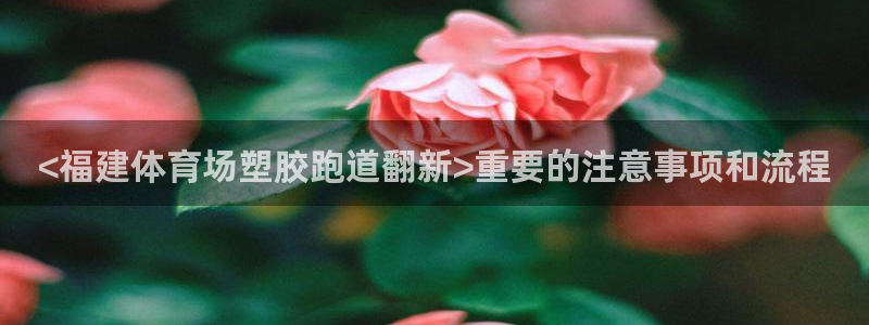 红足一1世手机开奖：<福建体育场塑胶跑道翻新>重要的注意事项和流程