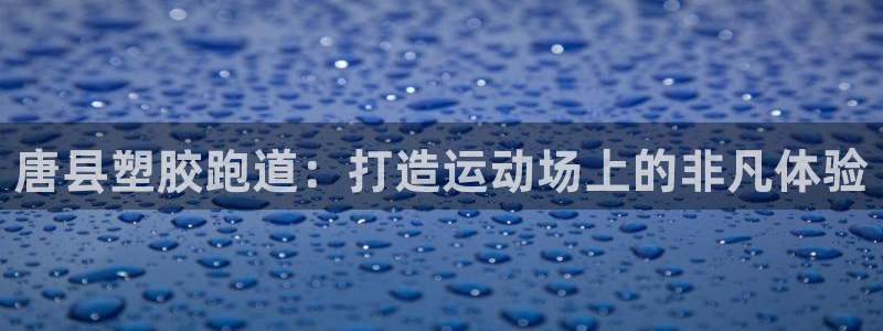 红足一1世开奖记录：唐县塑胶跑道：打造运动场上的非凡体验