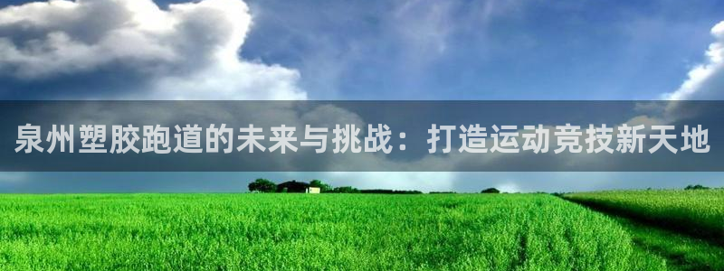 红足一1世666814足球：泉州塑胶跑道的未来与挑战：打造运动竞技新天地