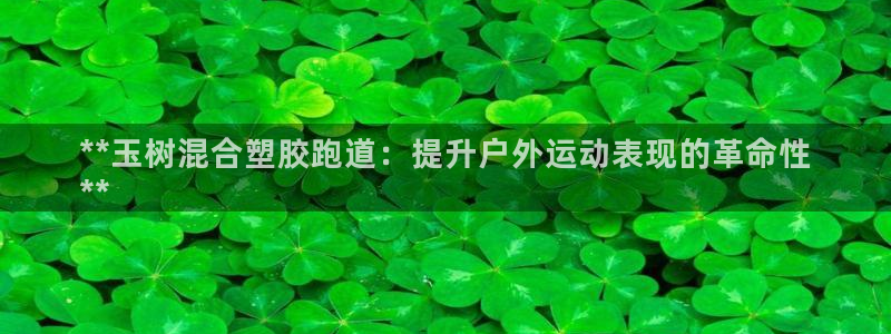 红足一比分网：**玉树混合塑胶跑道：提升户外运动表现的革命性
**
