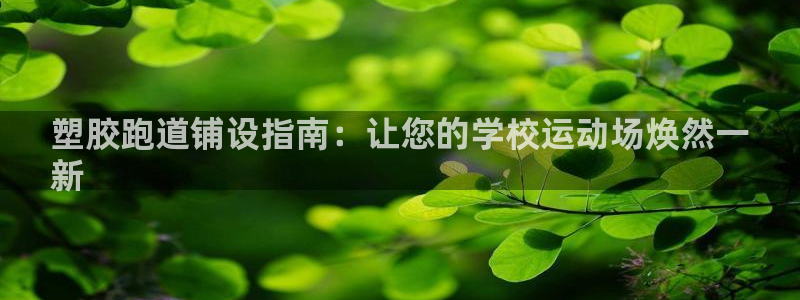 红足l一世开奖现场62ty：塑胶跑道铺设指南：让您的学校运动场焕然一
新