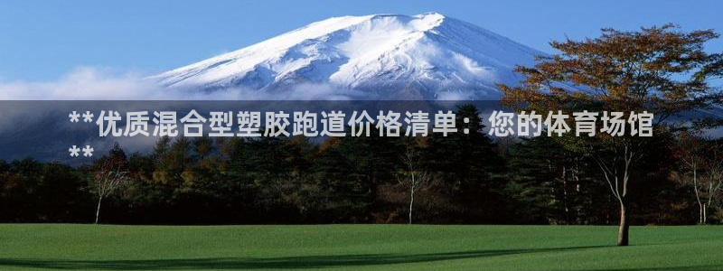 红足1世开奖预测：**优质混合型塑胶跑道价格清单：您的体育场馆
**