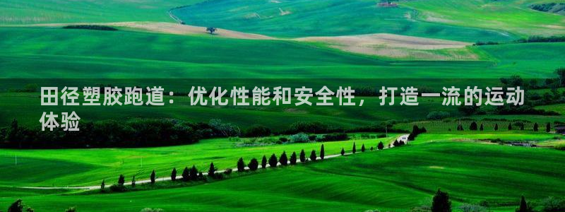 红足一1世比分网：田径塑胶跑道：优化性能和安全性，打造一流的运动
体验